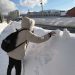 小樽チャンネルで小さい雪だるまを作った